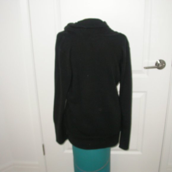 Soft Black Cowl Neck Sweater/Tunic - Picture 3 of 3